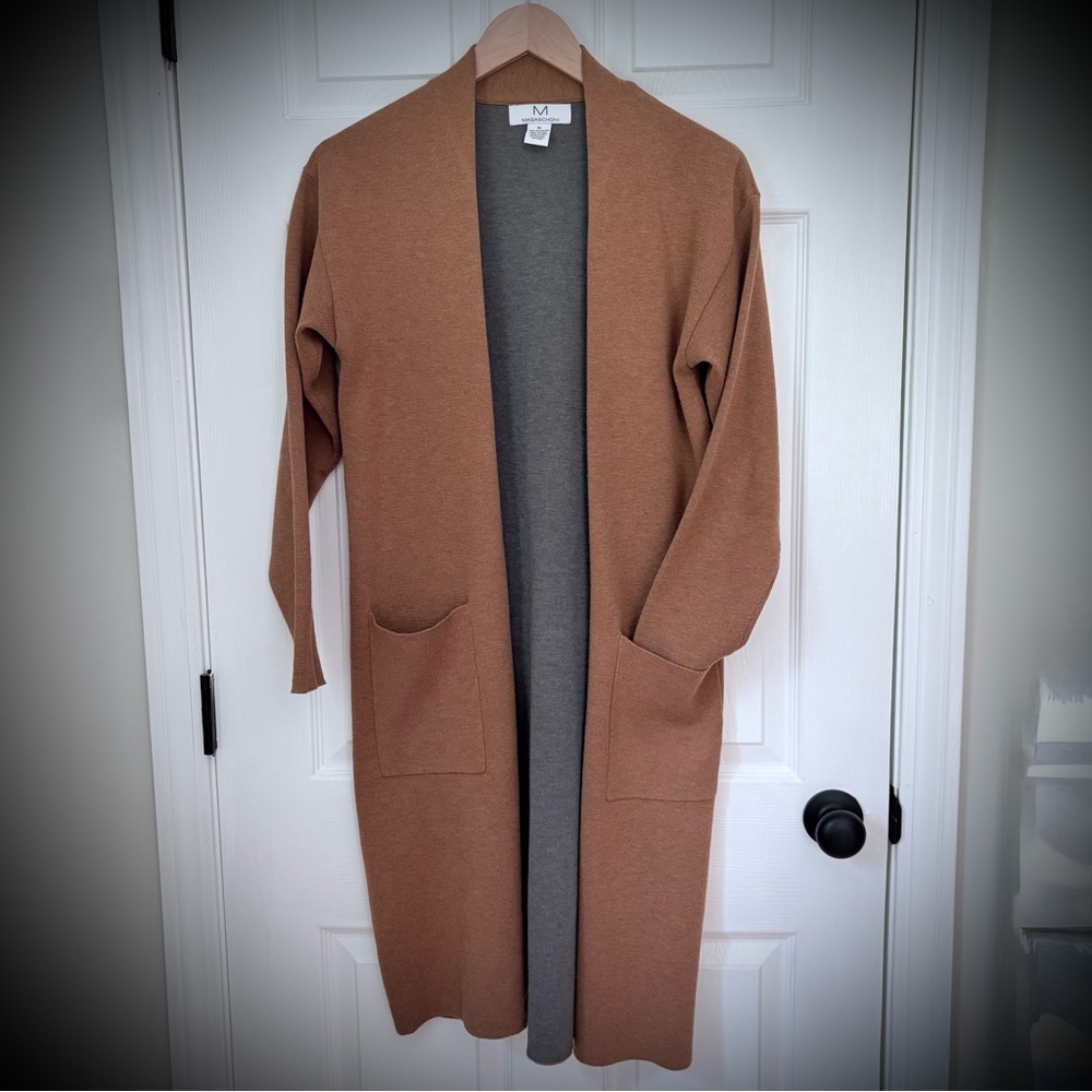 Long Camel Cardigan